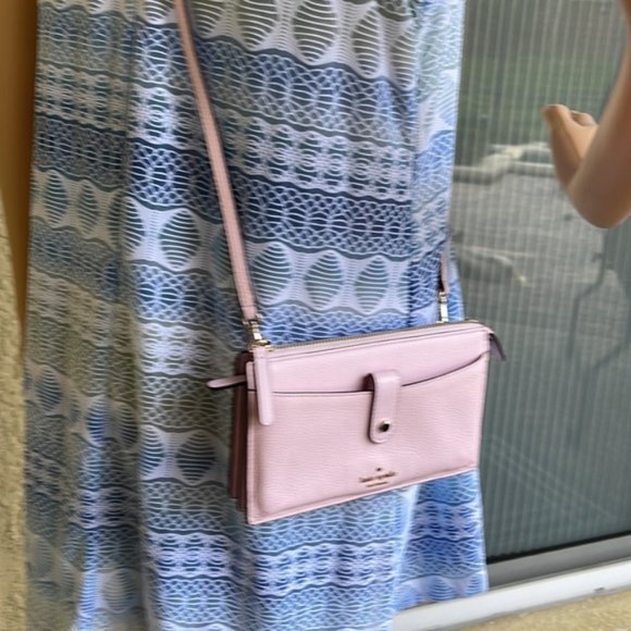 Kate Spade Jackson Small Tab Crossbody Serendipity Pink - Picture 15 of 16